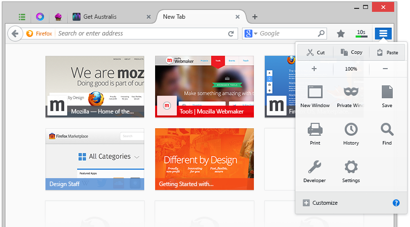 最新测试版Firefox亮相，界面趋于Chrome化？