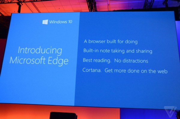 微软新浏览器命名Edge 可兼容Chrome和Firefox插件