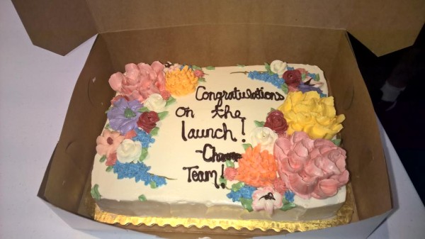 微软Edge团队收到Chrome团队祝贺蛋糕